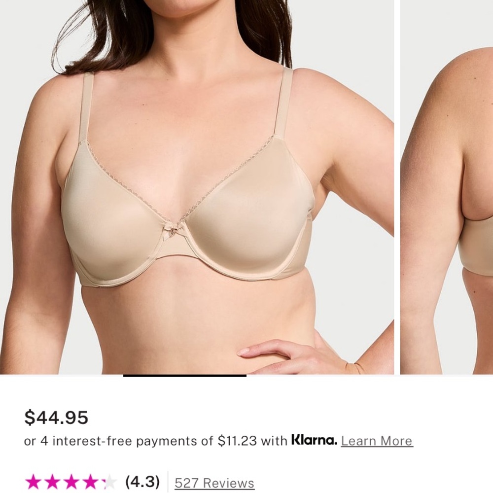 Body by Victoria Victoria’s Secret Demi Bra